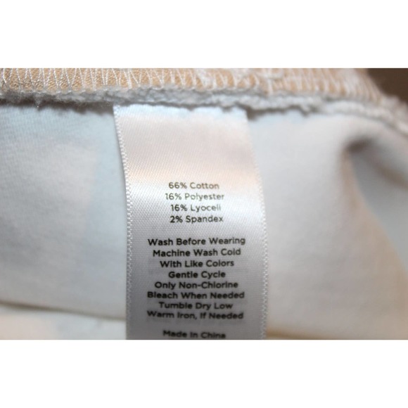 NWT Talbots Denim Pencil Jean Skirt Button Front Raw Hem Plus Size 16 HW7675 - Picture 5 of 7